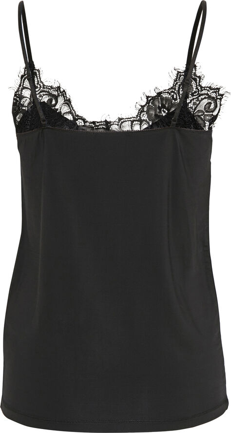 Soaked in Luxury Clara singlet top Sort