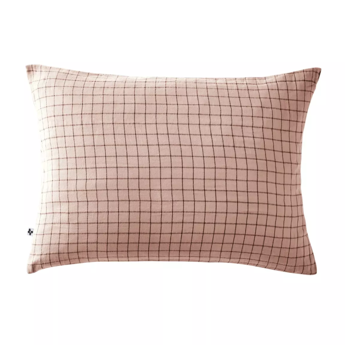 Taie d'oreiller rectangulaire gaze de coton (50 x 70 cm) Gaïa Mix Rose poudré