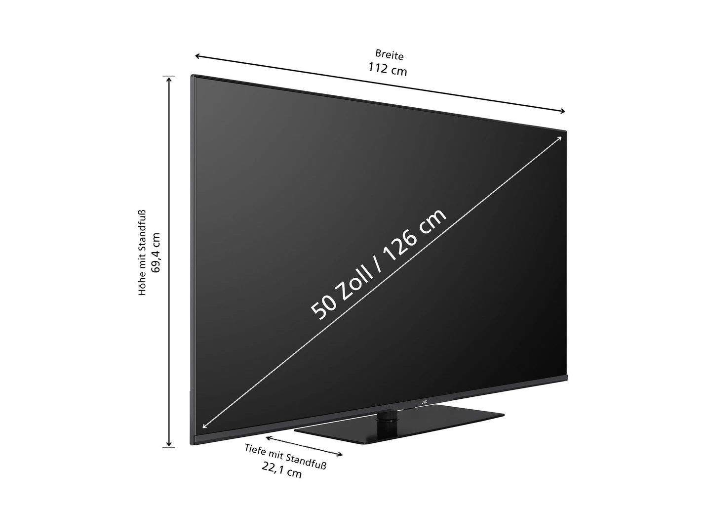 JVC LT-VGQ8255 4K-Ultra-HD QLED-Fernseher