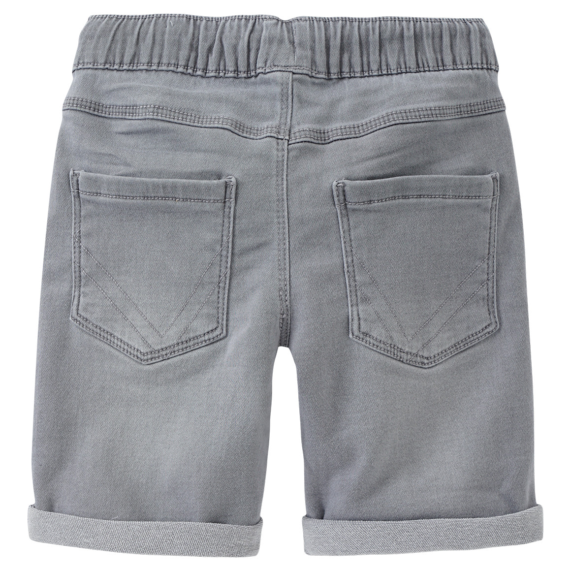 Topolino Jungen Jeansshorts mit Tunnelzug hellgrau