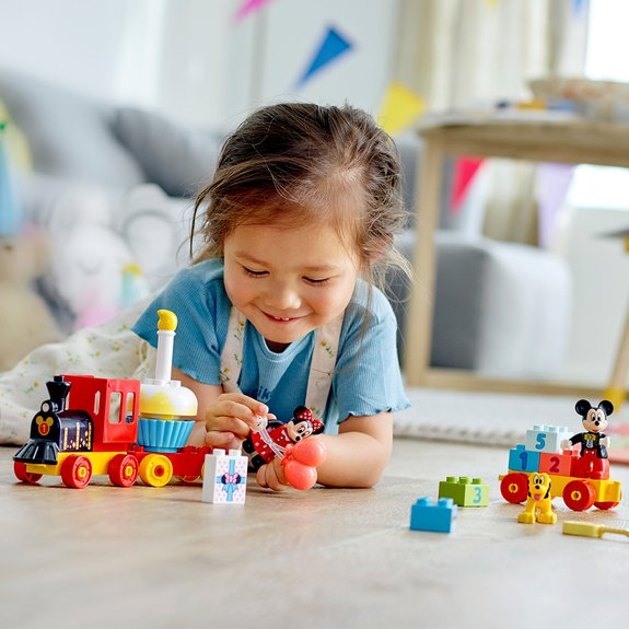 Le train d'anniversaire de Mickey et Minnie Lego Duplo  10941