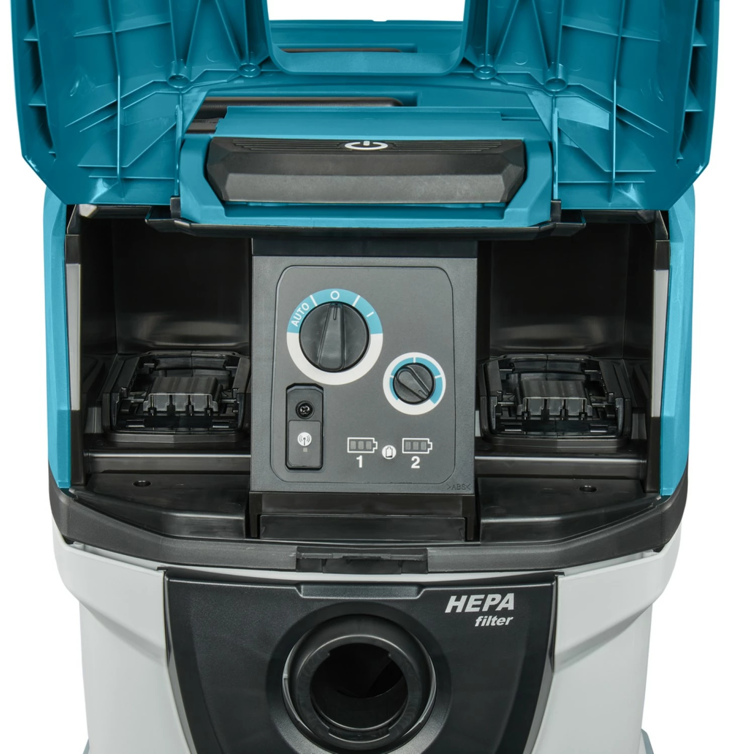 Makita VC007GLL21 XGT 2x40V Max Li-Ion accu Stofzuiger set (2x 8,0 Ah accu) nat en droog - L