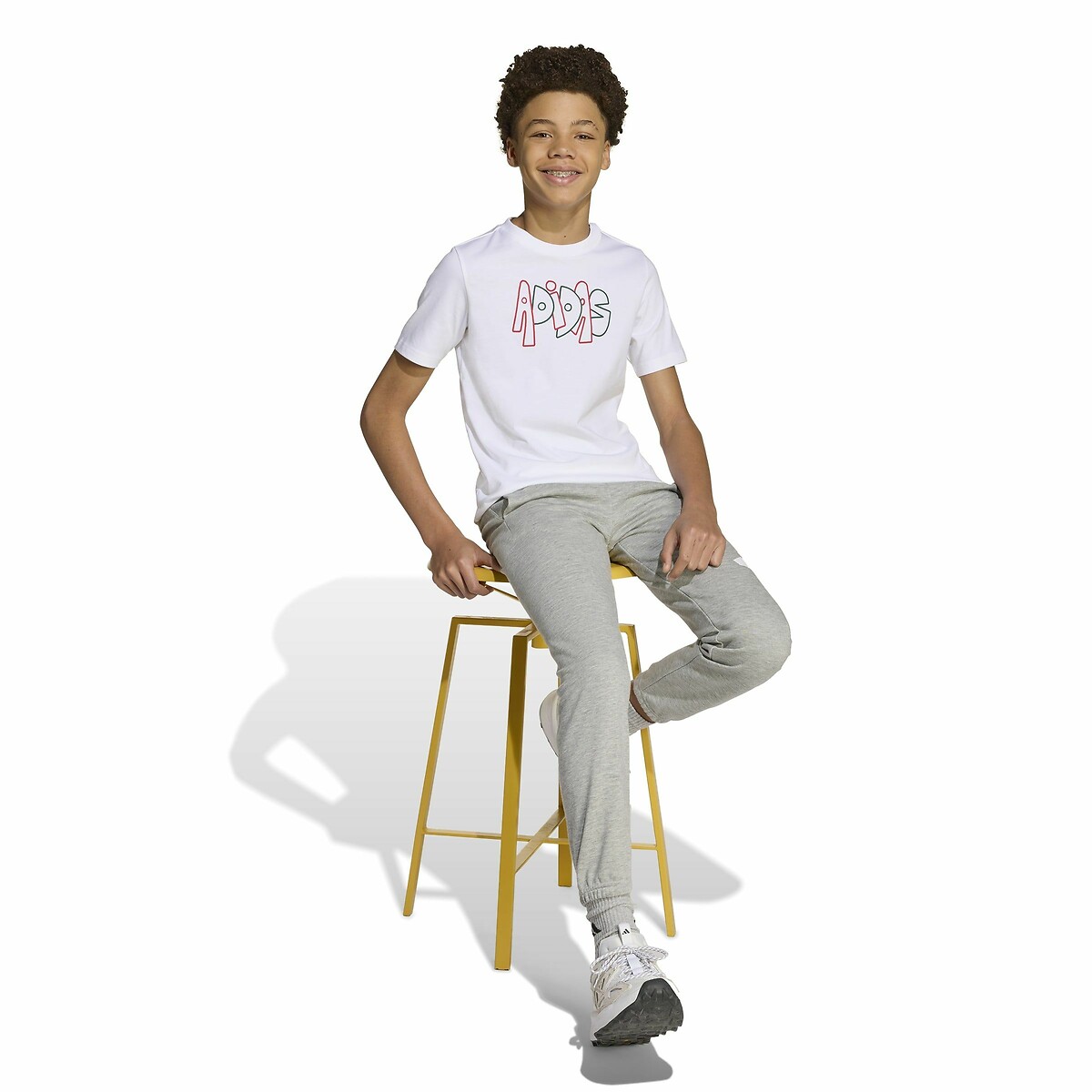 ADIDAS ROUPAS ESPORTIVAS<br>Camiseta de manga curta em algodão