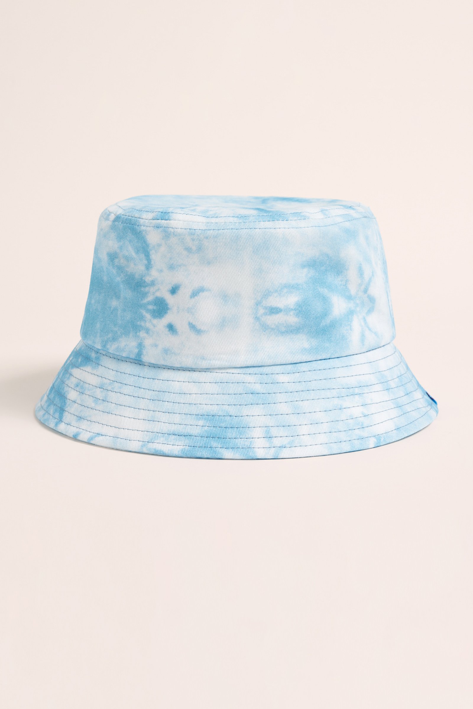 Unisex tie-dye bucket hoed WE Fashion IJsblauw