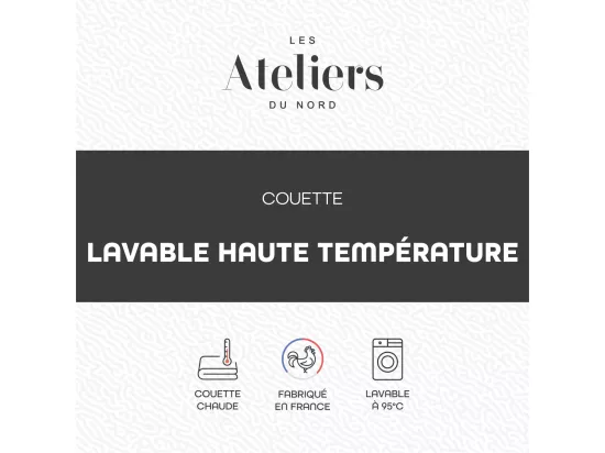 Couette Chaude Lavage Haute Température 240x260cm
