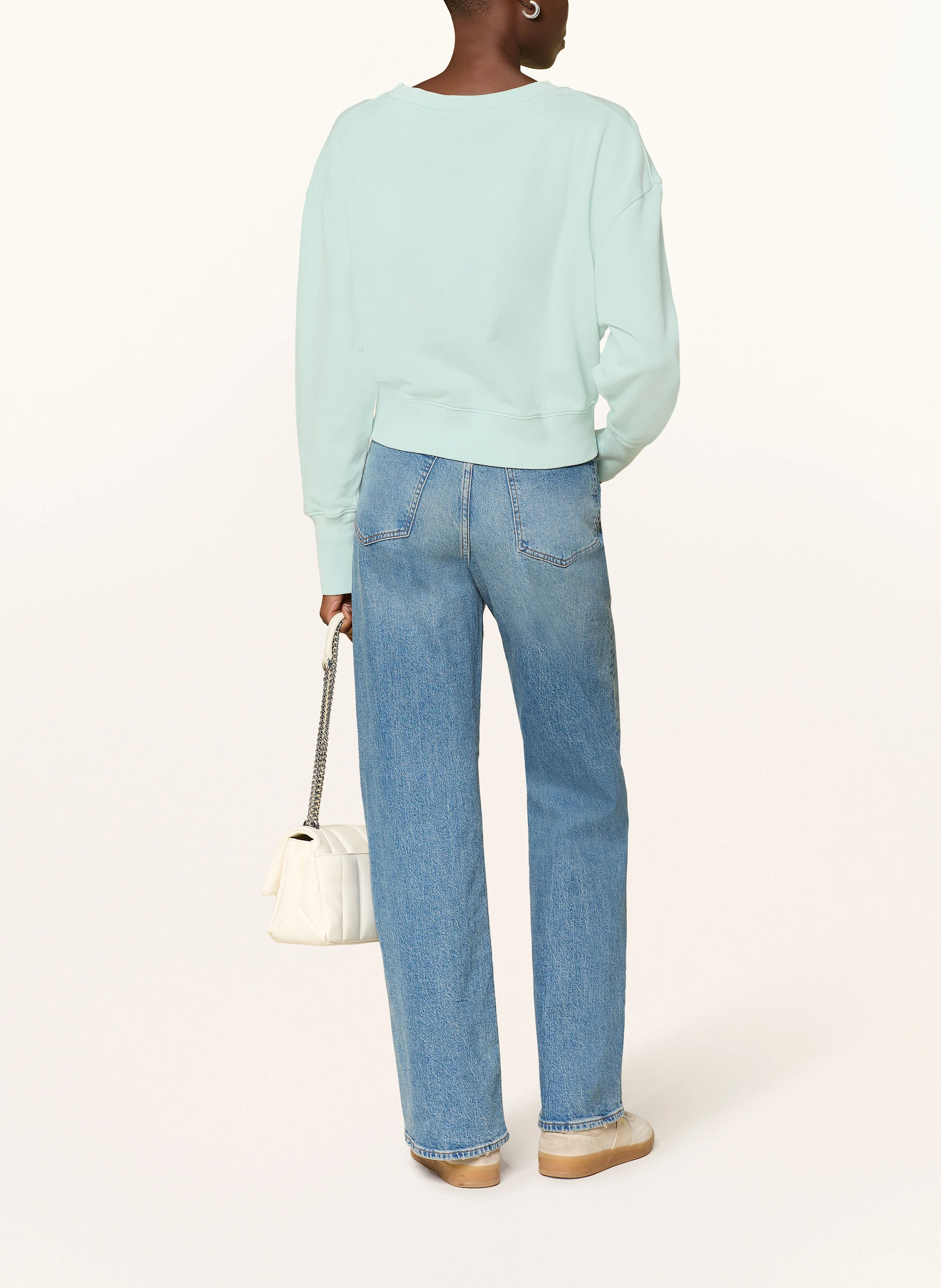BOSS Sweatshirt ELAY mit Schmucksteinen