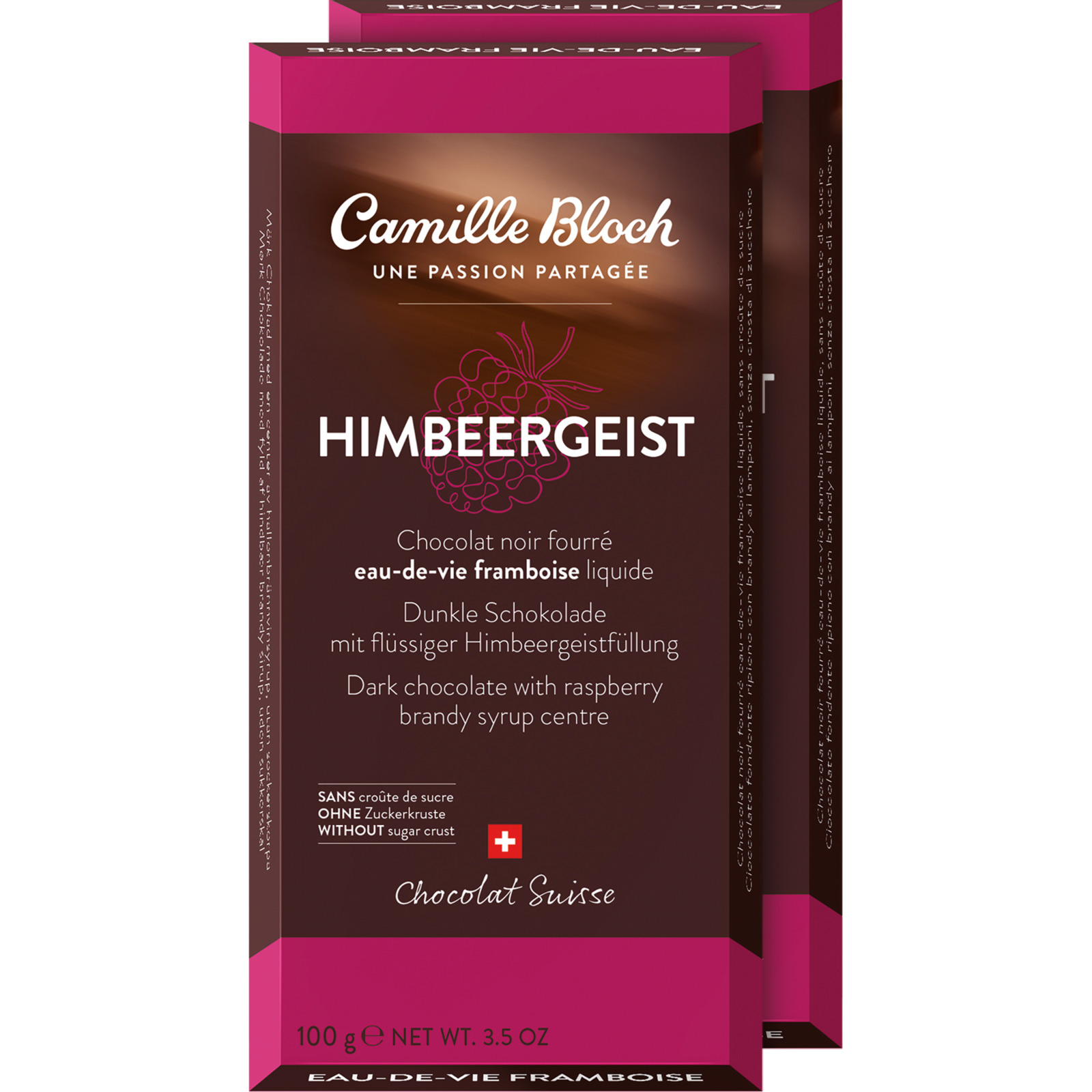 Camille Bloch Himbeergeist noir 2x100g