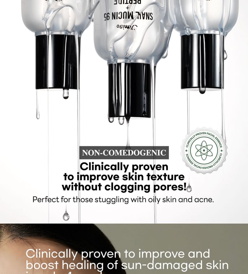 JUMISO - Slakkenslijm 95 + Peptide Gezichtsessence Mini