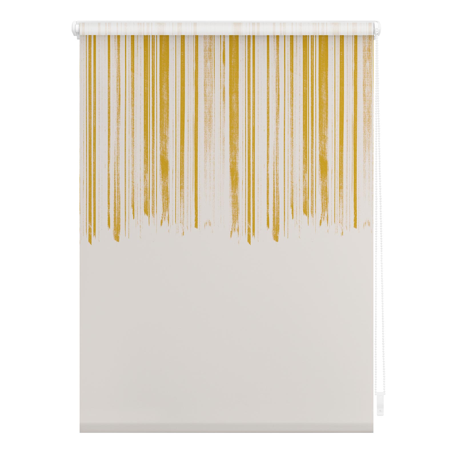 LICHTBLICK Rollo Klemmfix FLOWING HONEY - gelb-weiß - 45x150 cm