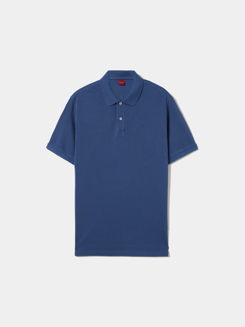 Polo piqué regular fit de algodão