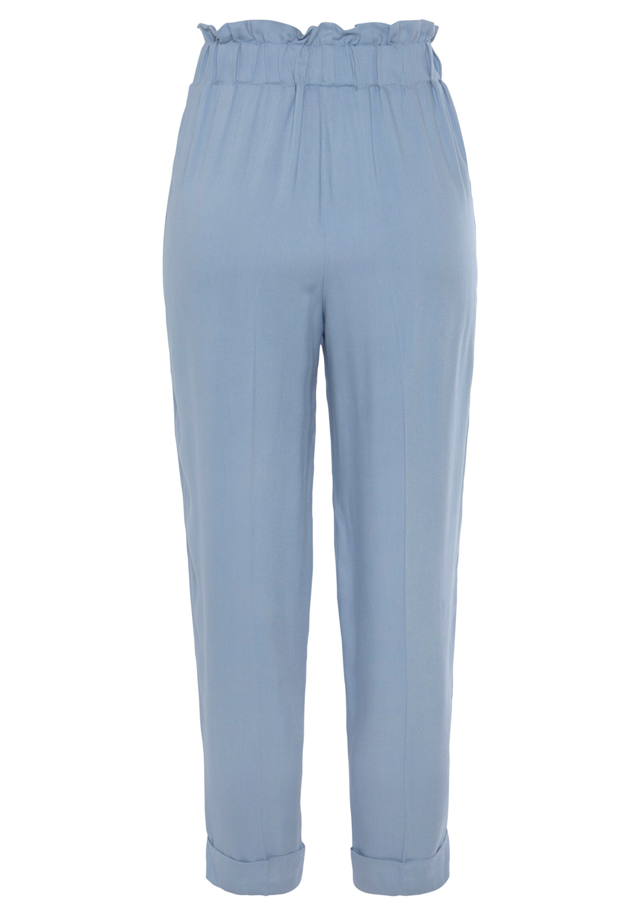LASCANA Paperbag-Hose in blau