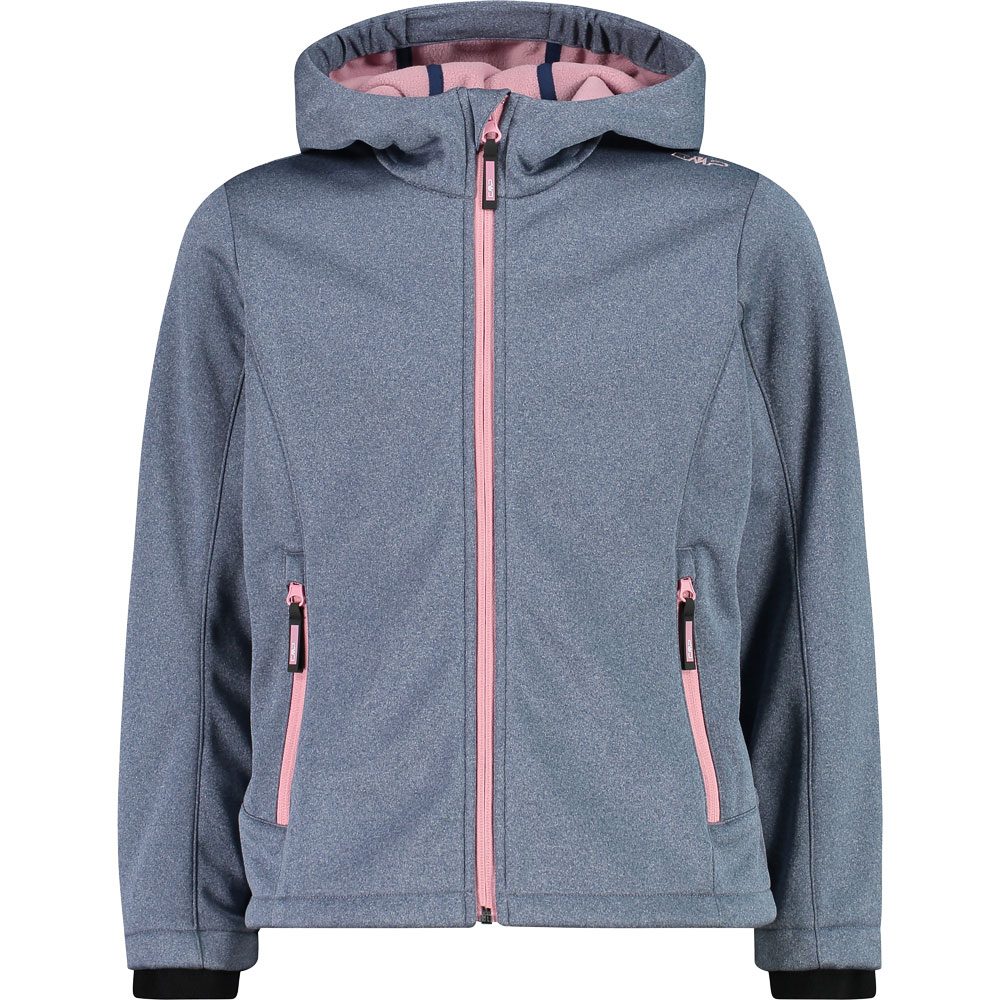 CMP Fix Hood Softshelljacke Mädchen blue melange