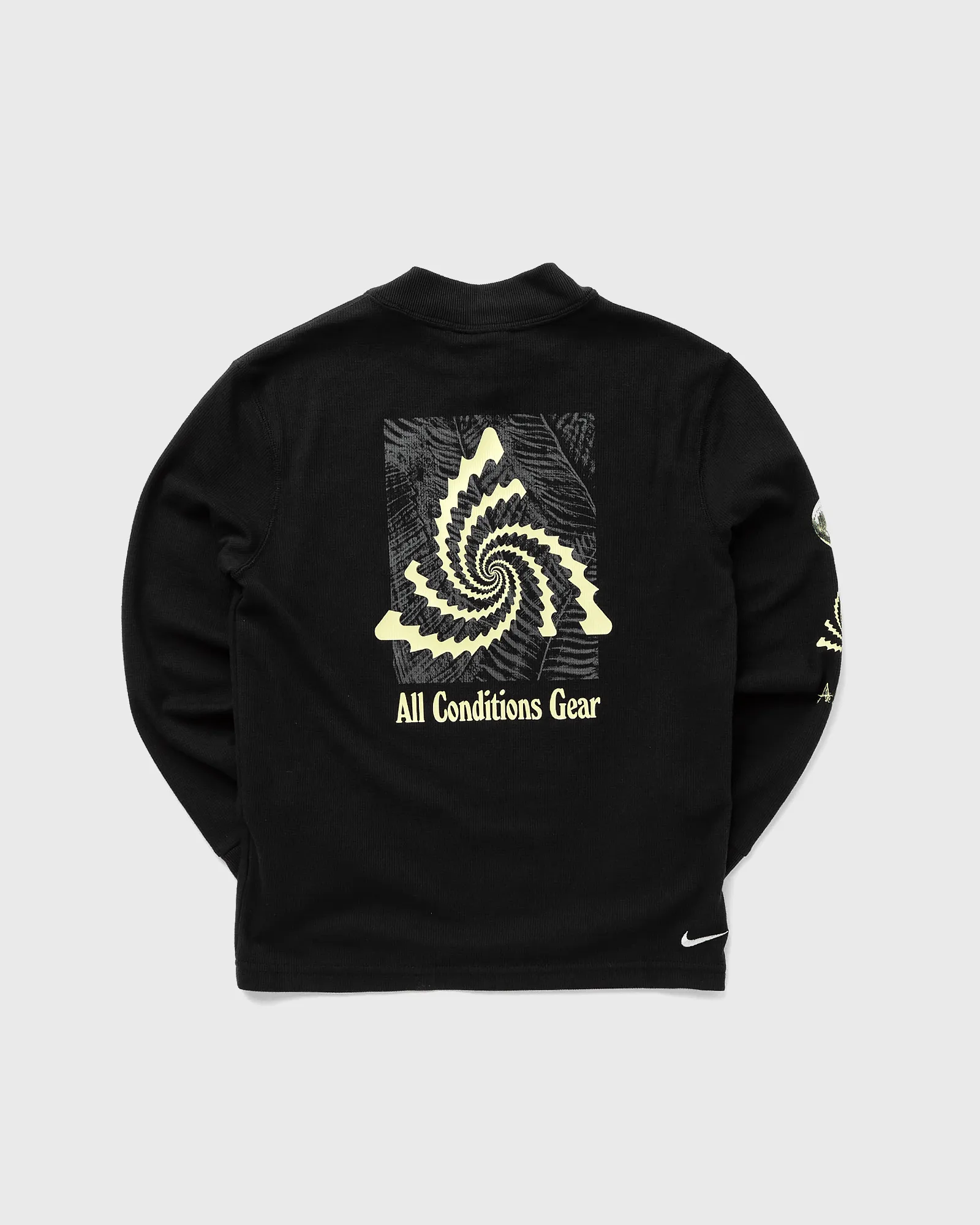 Camiseta de manga comprida Nike ACG infantil com textura waffle
