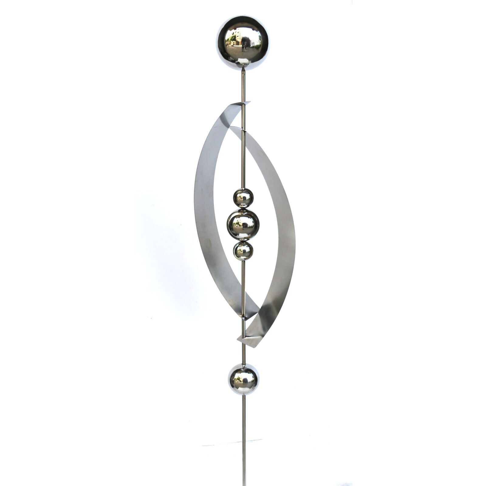 Gartenstecker SIRIUS - silber - 140 cm