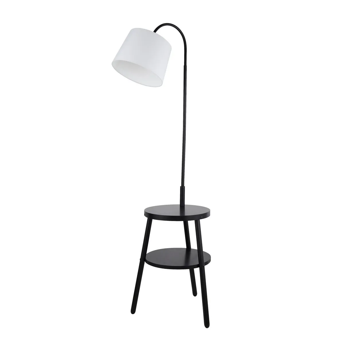 Searchlight Ridge Lampadaire Shelf Blanc