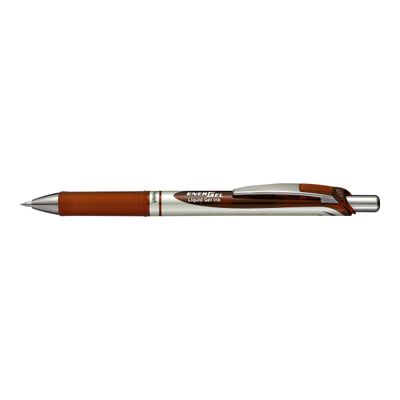 Pentel Energel - Roller rétractable - 0,7 mm - marron