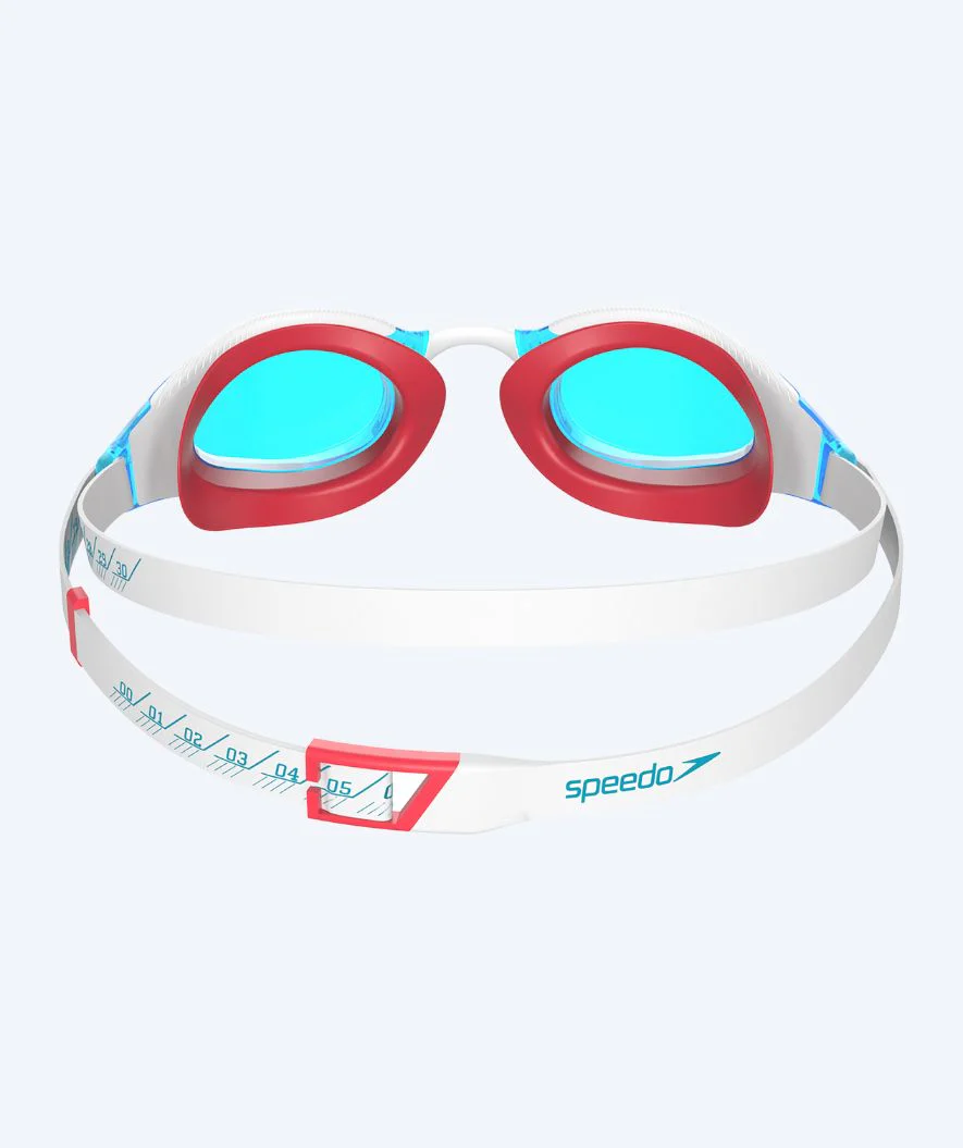 Speedo Elite svømmebriller - Fastskin Hyper Elite - Hvid/blå