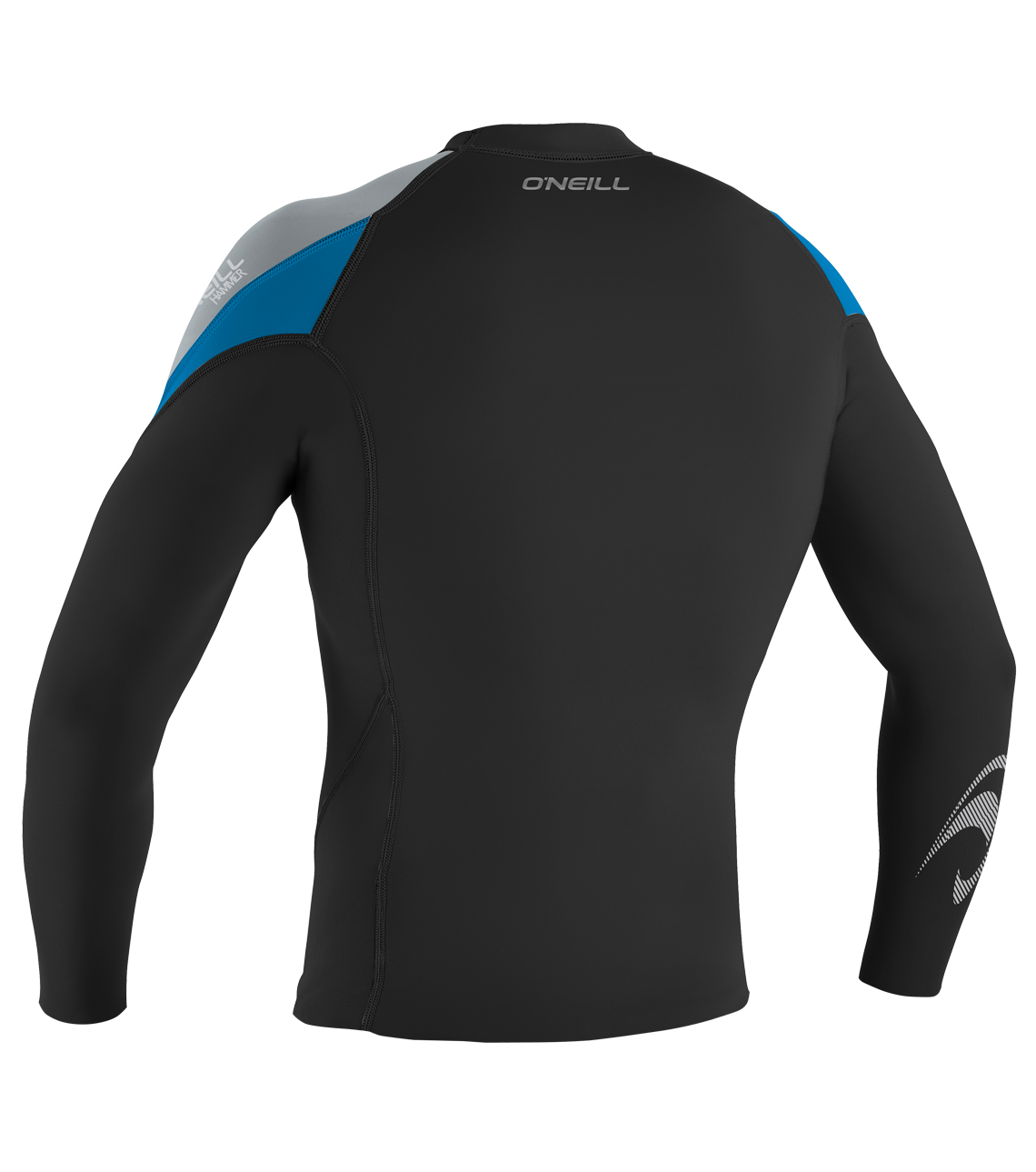O'Neill Hammer 1.5 mm L/S Crew BLK/COOLGRY/BRTBLU