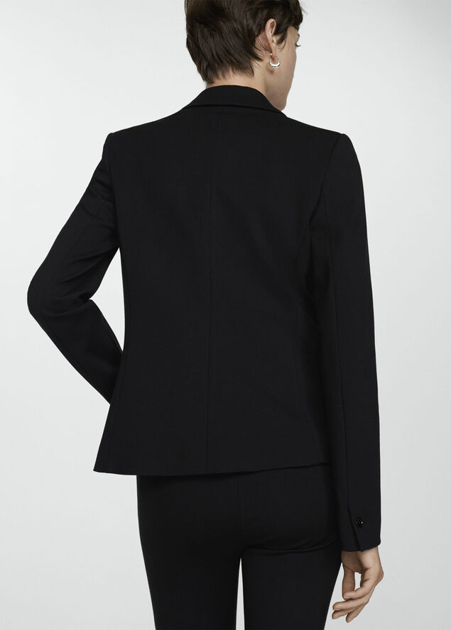 MANGO Suit jacket with pockets Black