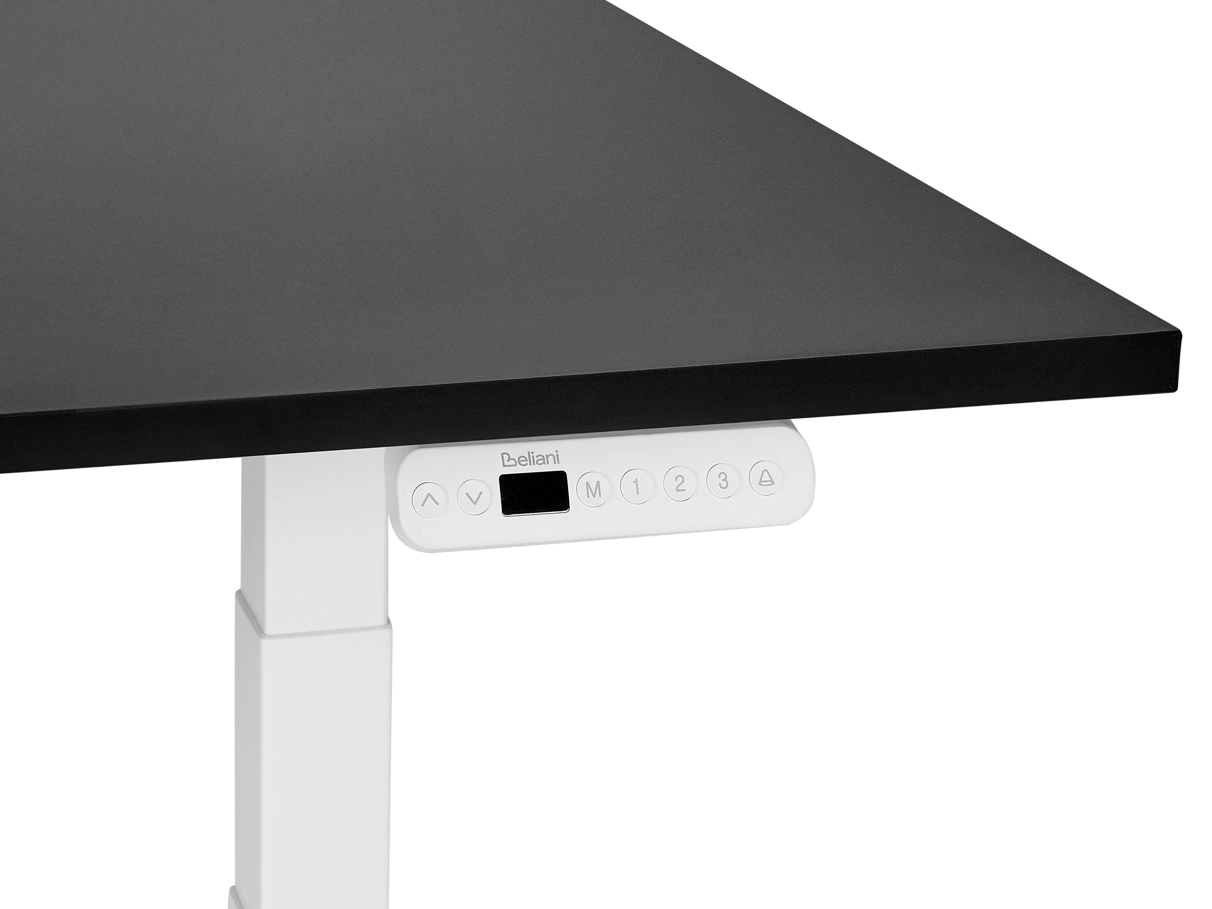 Elektrisch verstelbaar sta-bureau DESTINES Zwart/wit 180 cm 80 cm