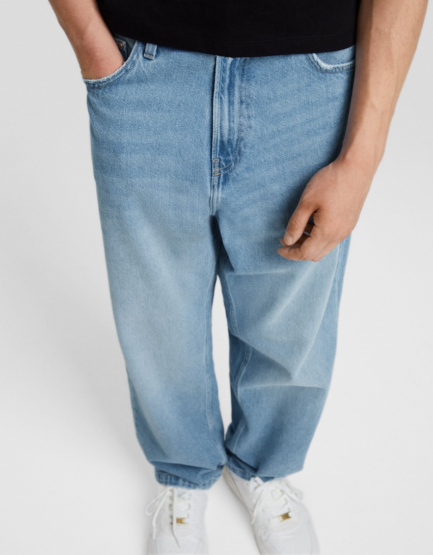 calças jeans largas