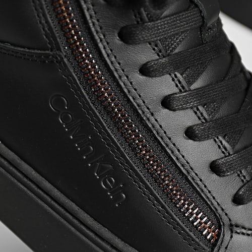 Baskets High Top Lace Up Zip 1269 Triple Black