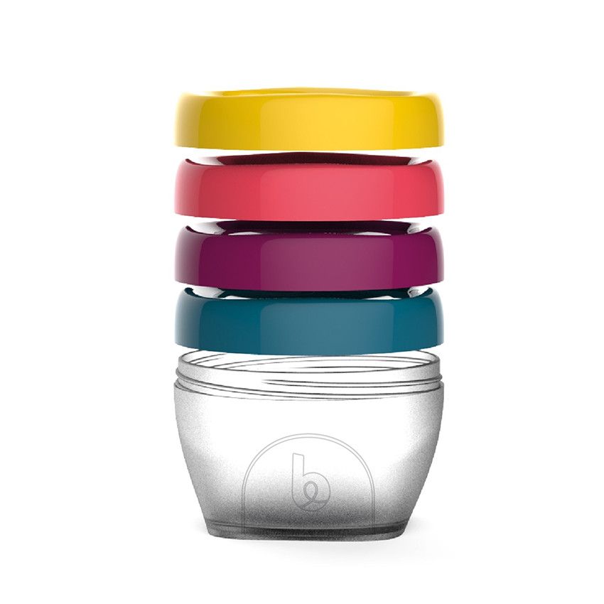 Lot de 4 babybols - 120 ml - Doré