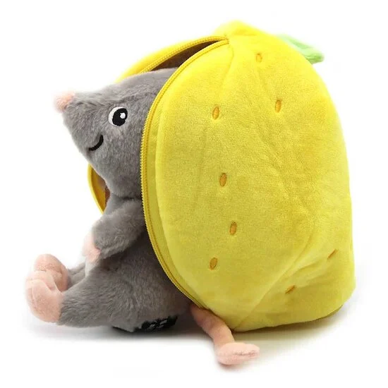 Flipetz Peluche 2 en 1 - Souris & Citron   de               Les Déglingos
