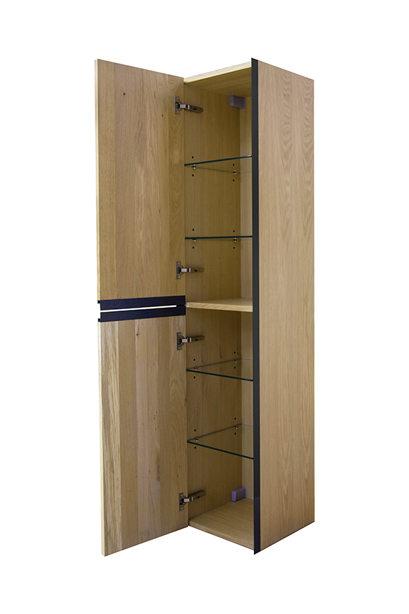 Mueller Sakura kolomkast 35cm naturel eiken/mat zwart
