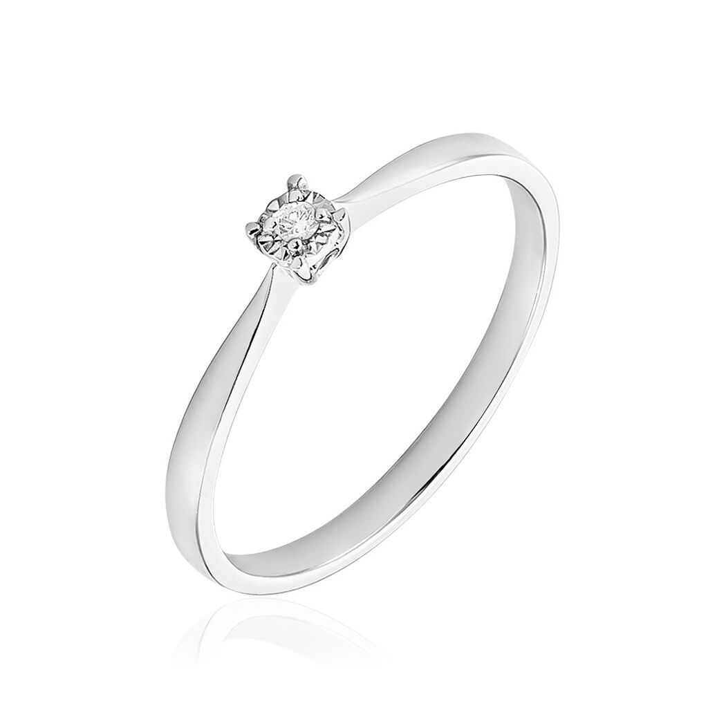 Bague Diamotion Or Blanc Diamant