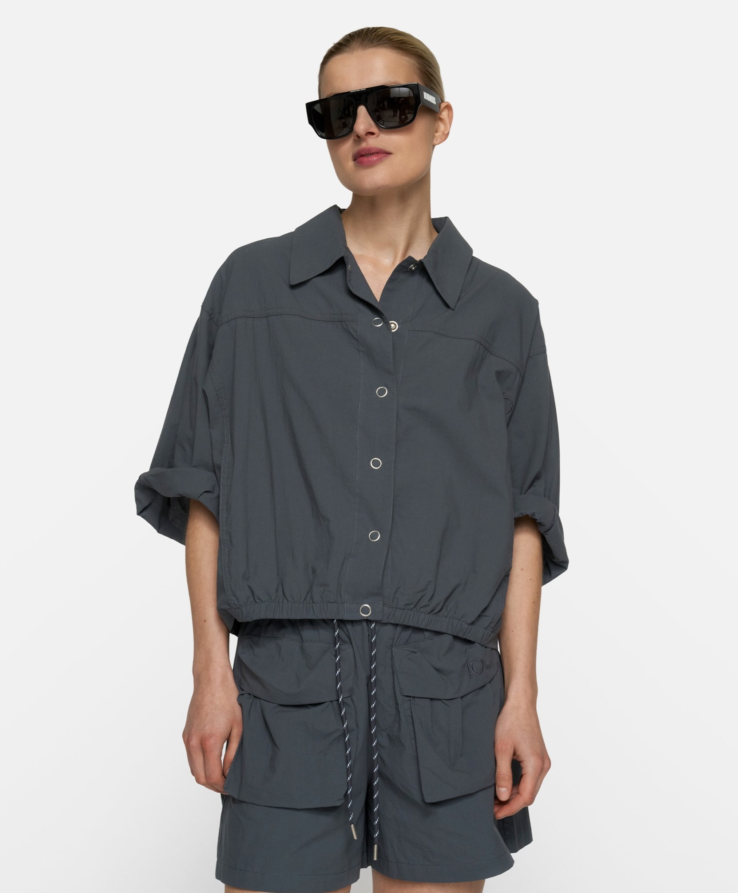 10 Days Dames blouse grijs