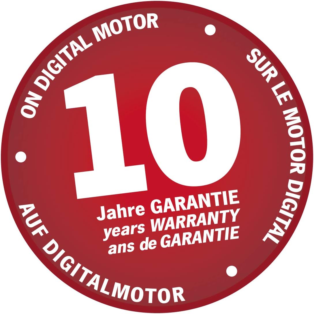 Severin Beutelloser Hand- und Stielsauger mit Elektrobürste und Digitalmotor, 22,2 V Lithium-Ionen Akku, S´Power topspin Li 30, grau/rot, HV 7165