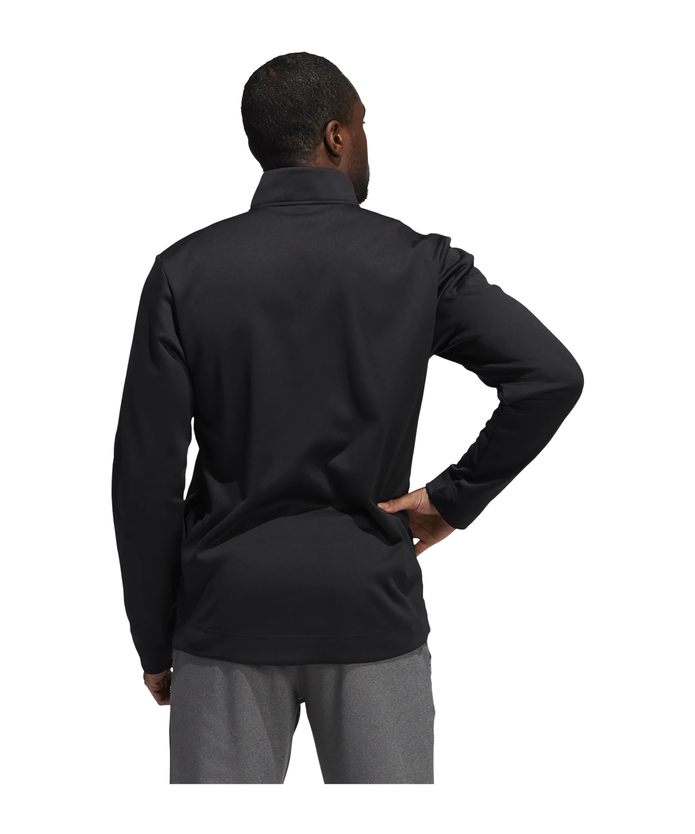 adidas HalfZip Sweatshirt Schwarz Weiss
