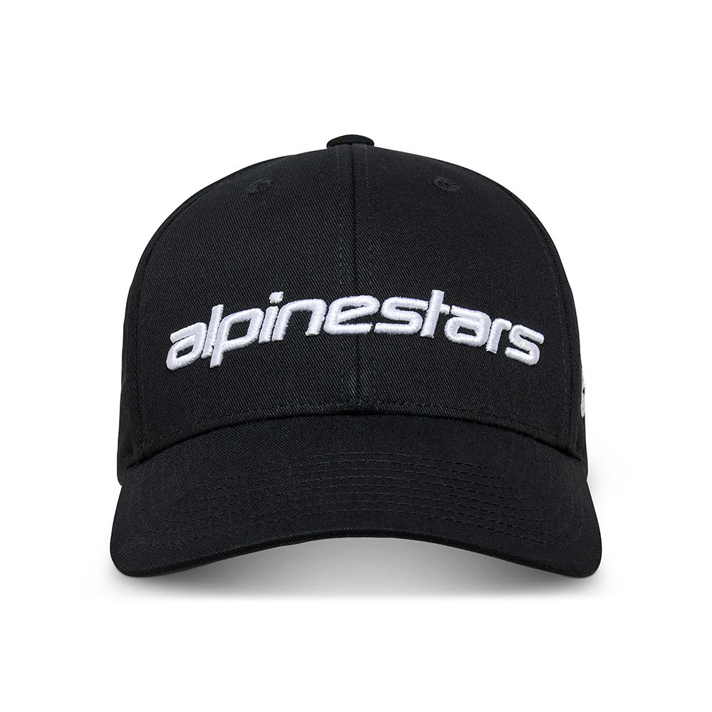 Alpinestars - Casquette Linear Wordmark 2.0 Noir / Blanc