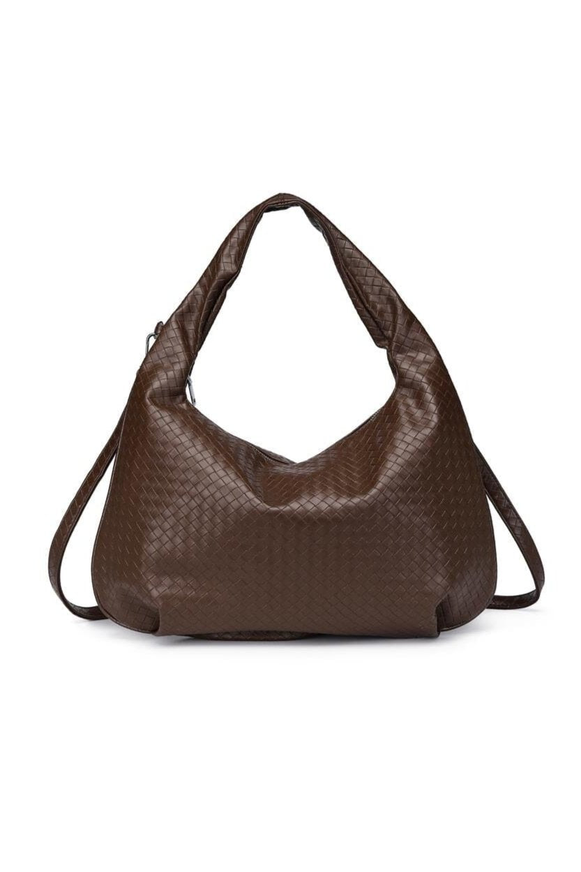Noella Peony Hobo Bag 1040001 548 dark brown