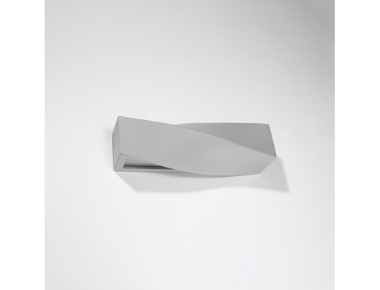 SOLLUX LIGHTING - Applique céramique sigma gris