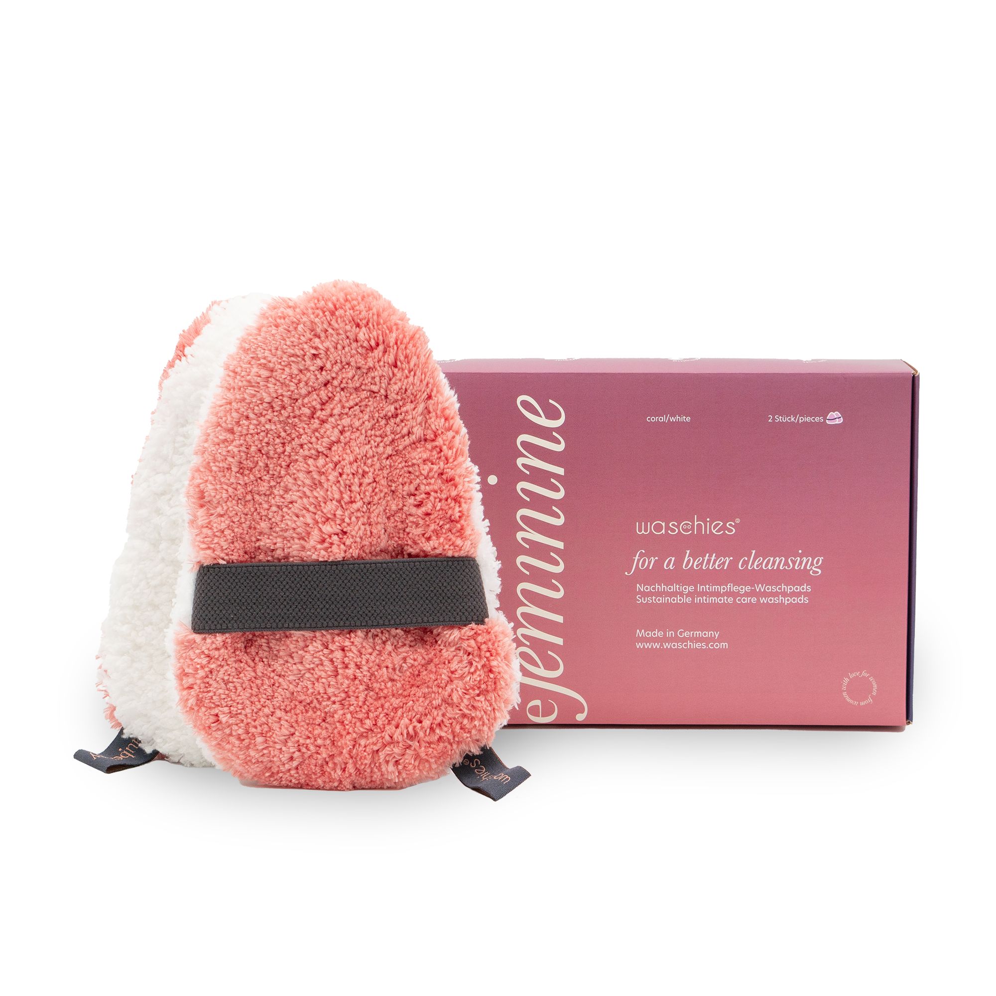 waschies pureFeminine Intimwaschpads – 2er Set