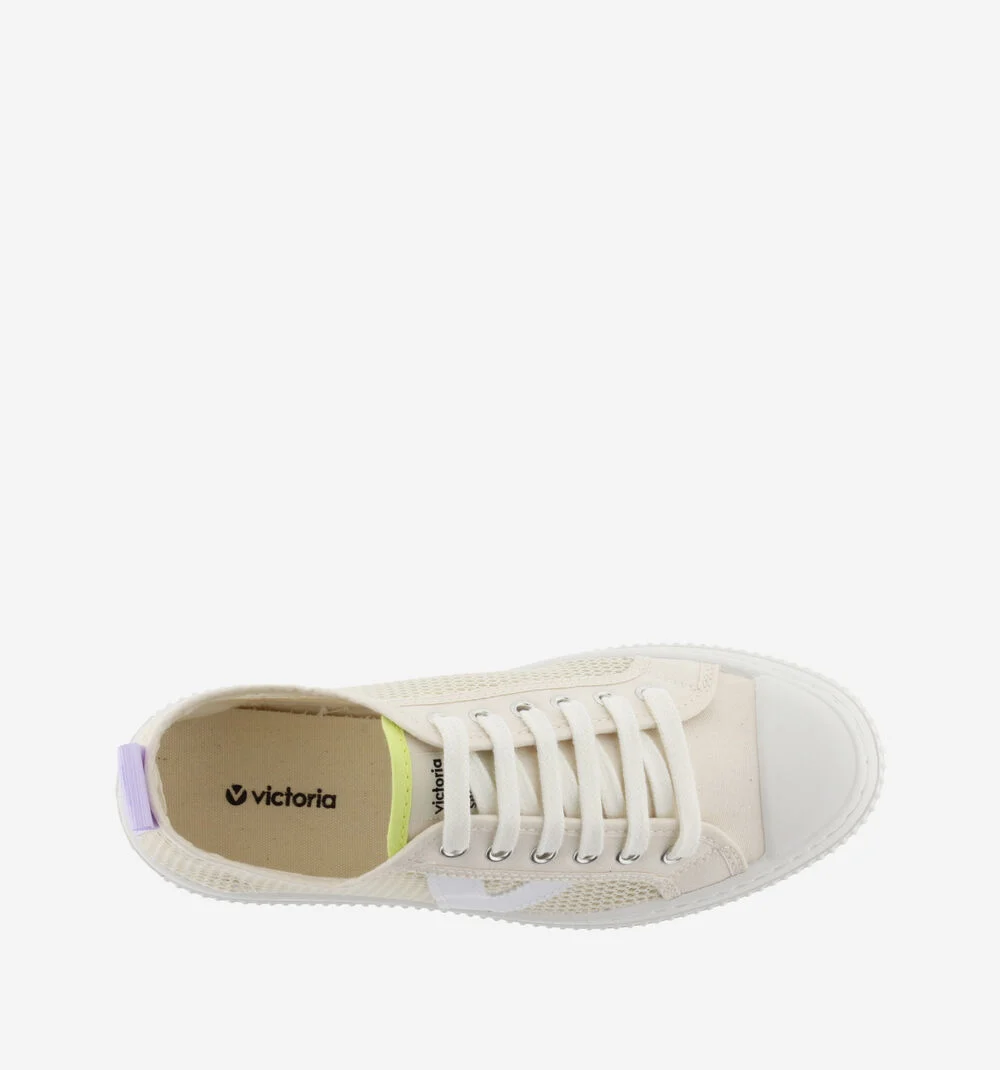 1915 RE-EDITION BASKET MESH Baskets en toile et mesh pour femme CRUDO