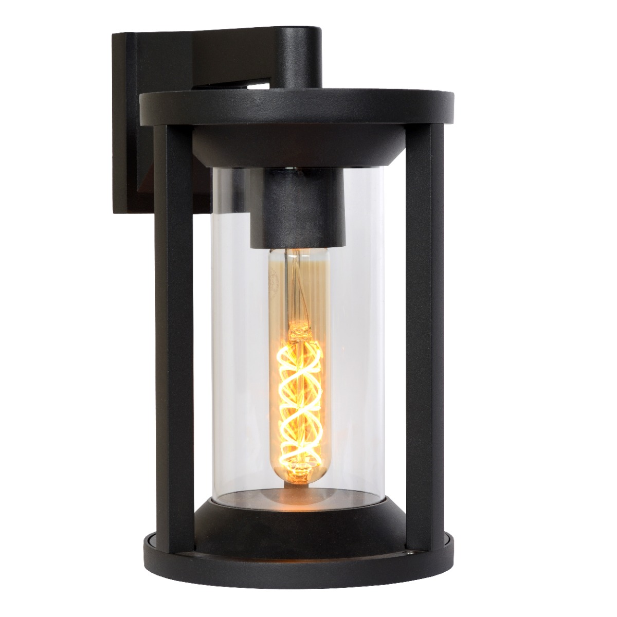 Lucide Cadix wandlamp 15W 28x22cm zwart
