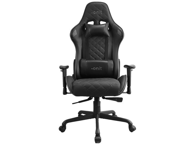 onit Gaming-Stuhl Deepblack Schwarz Bürostuhl für lange Gaming-Sessions und Arbeitstage