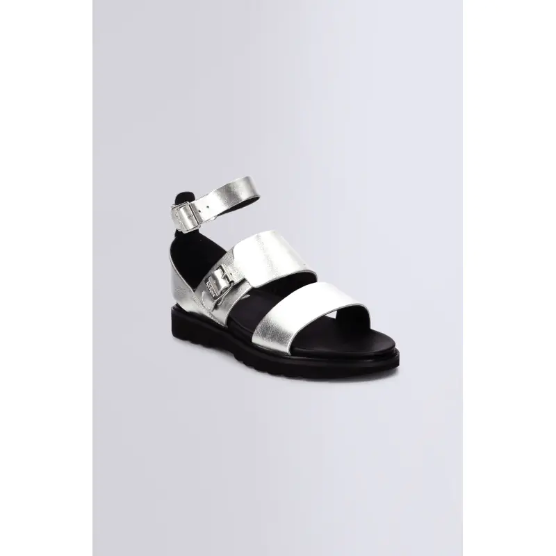 NEOSTRAP ARGENT SANDALES Cuir Femme