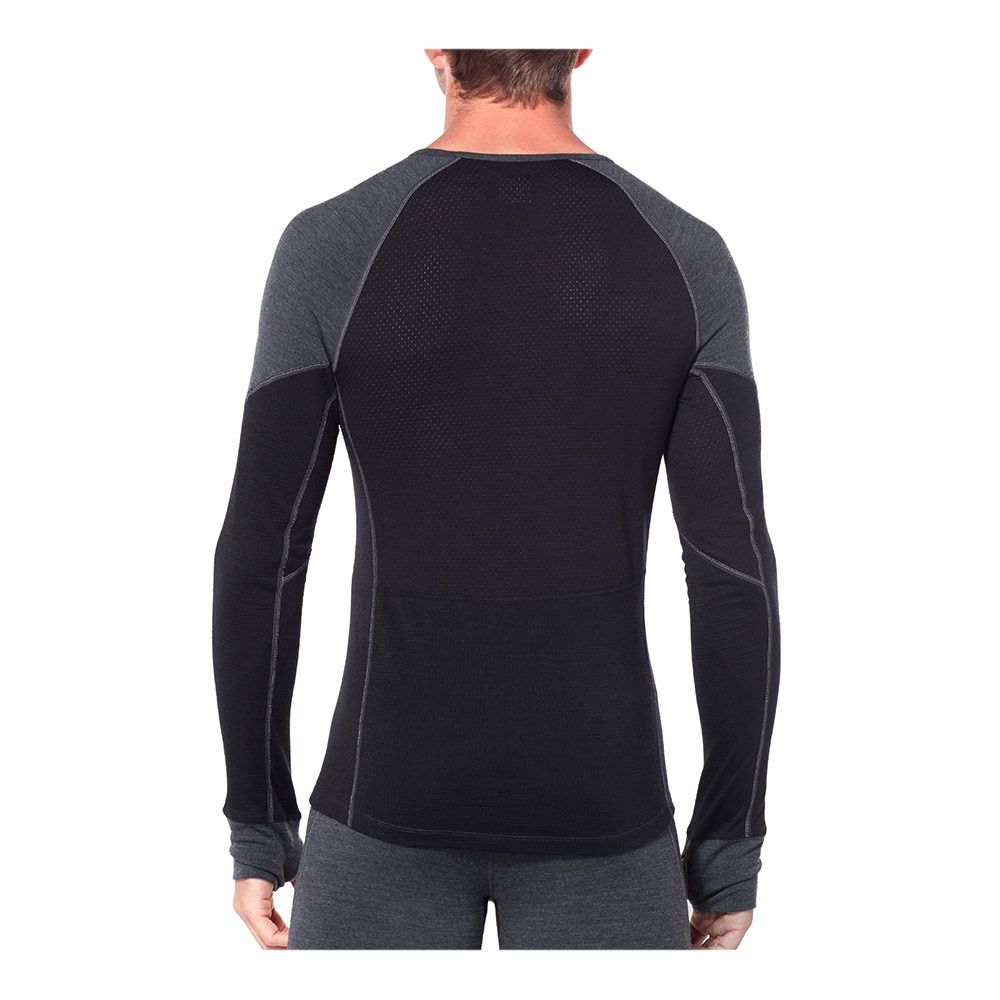 Icebreaker 260 ZONE MERINO - Sous-couche Homme jet heather/black