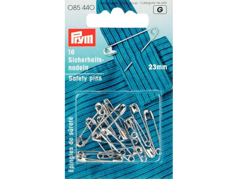 Prym Sicherheitsnadel Silber, Nr. 2/0, 23 mm Sicherheitsnadeln für den universellen Gebrauch