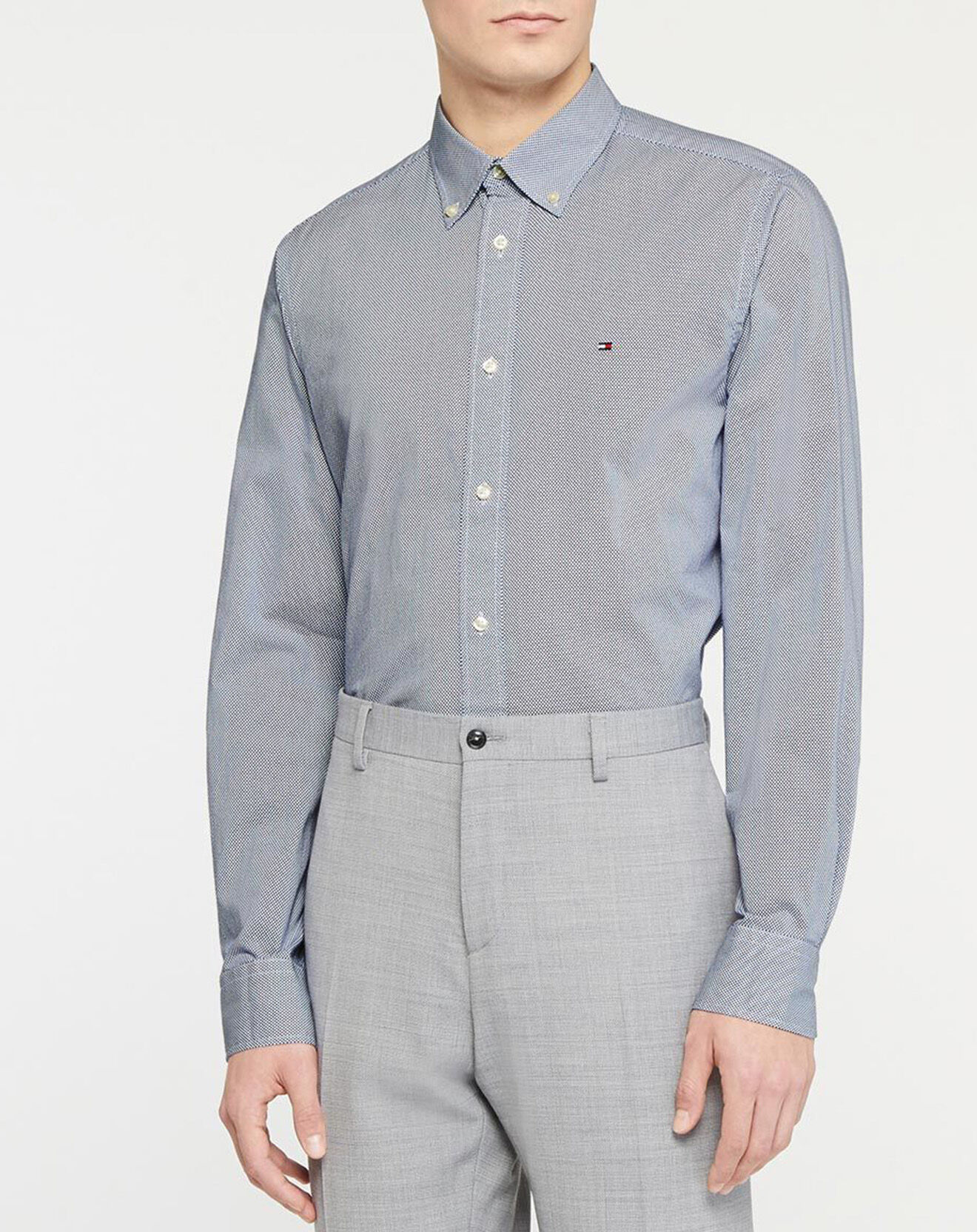 Tommy Hilfiger Chemise droite Nini imprimée bleu/blanc