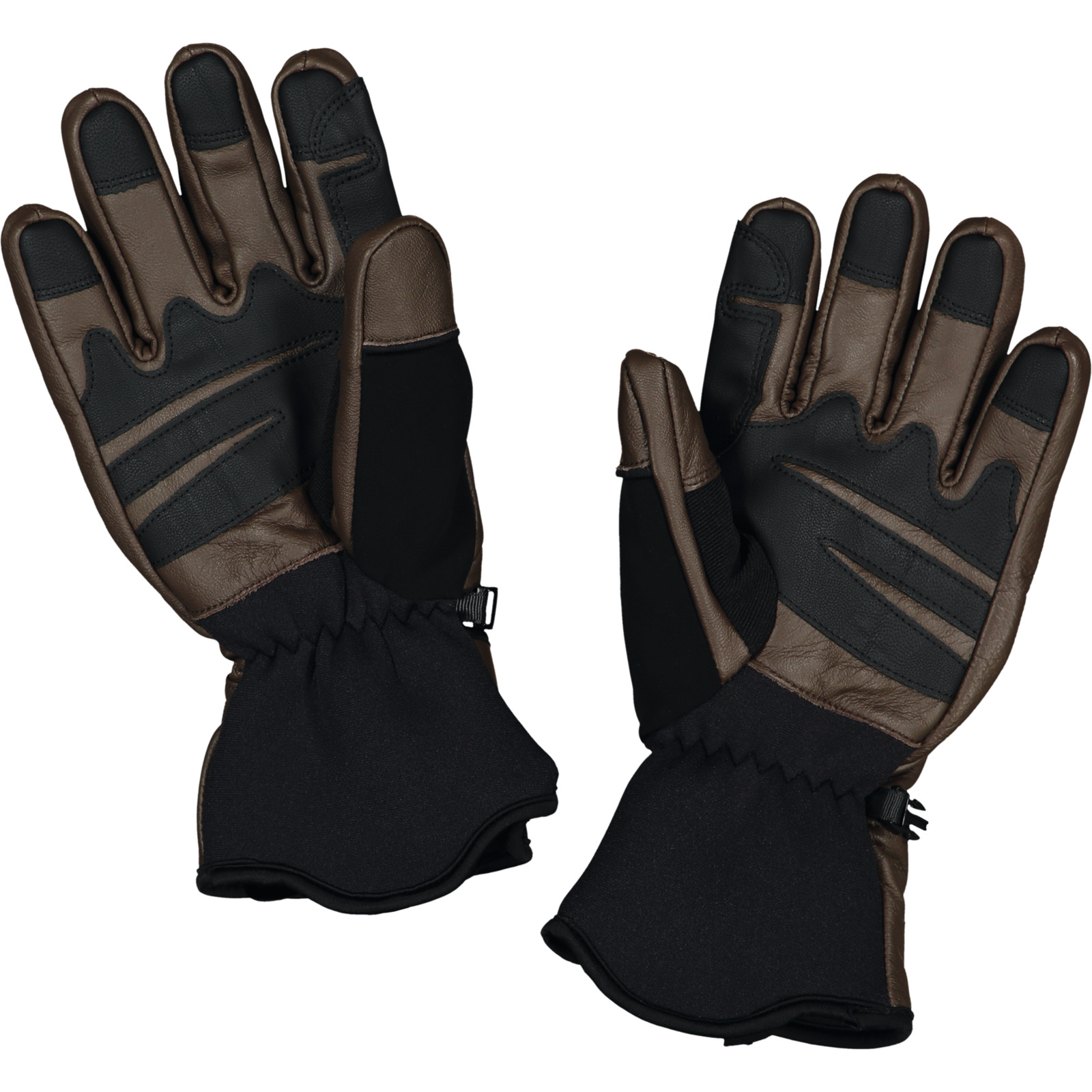 Sherpa Unisex-Leder-Fingerhandschuh Riwan XL, braun