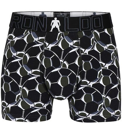 Ronaldo Boxershorts - 2-pak - Sort/Army Grøn