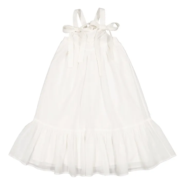 Louis Louise Robe Rosalia Voile de Coton | Ecru
