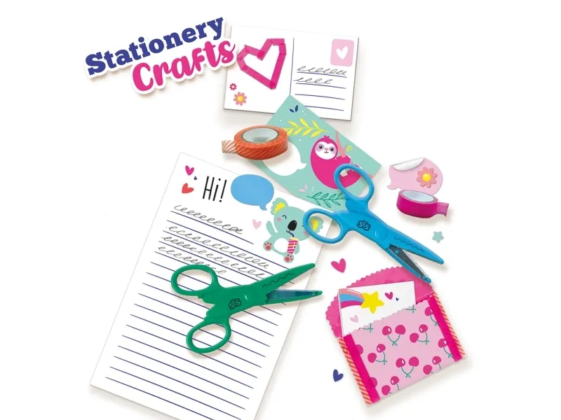 SES Creative Stationery crafts, Håndværkssæt til børn, 5 År, Flerfarvet