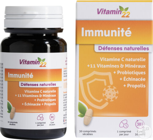 Vitamin'22 Immunité 30 Comprimés