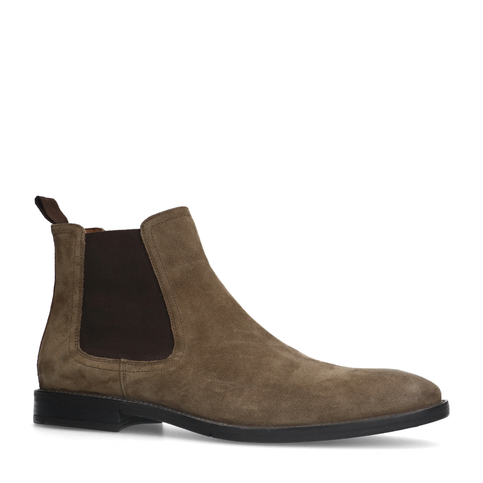 Taupe suède chelsea boots